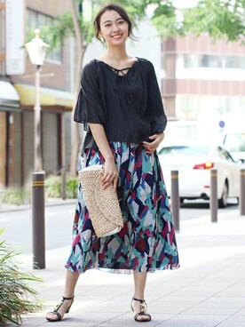 フェリーニさん（レディース・167cm）の春コーディネート