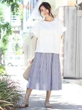 フェリーニさん（レディース・167cm）の夏コーディネート