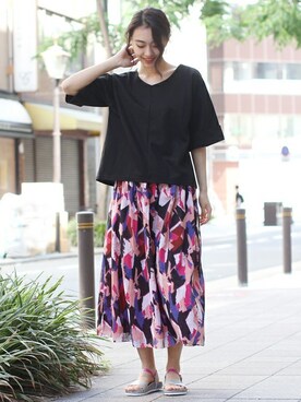 フェリーニさん（レディース・167cm）の夏コーディネート