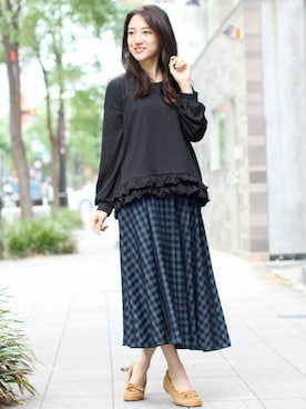 フェリーニさん（レディース・164cm）の秋コーディネート