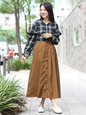 フェリーニさん（レディース・164cm）の秋コーディネート