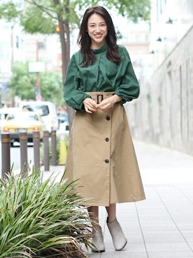 フェリーニさん（レディース・164cm）の秋コーディネート