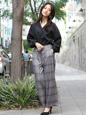 フェリーニさん（レディース・164cm）の秋コーディネート