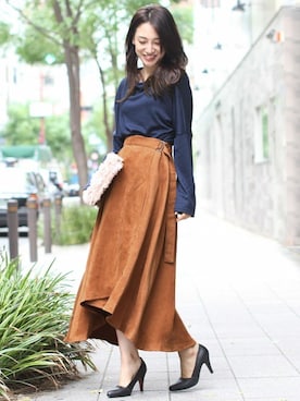 フェリーニさん（レディース・164cm）の秋コーディネート