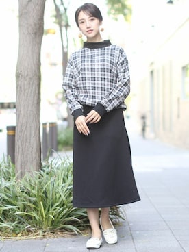 「FELLINI（フェリーニ）のアイテム」を使った、フェリーニさん（レディース・164cm）の秋コーディネート