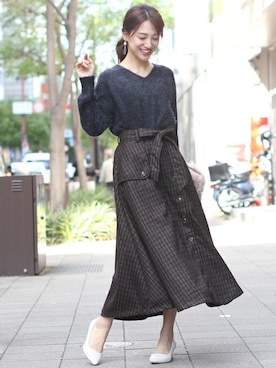 フェリーニさん(レディース・164cm)の冬コーディネート