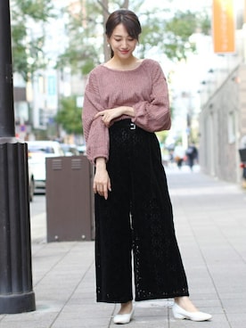 「FELLINI（フェリーニ）のアイテム」を使った、フェリーニさん（レディース・162cm）の冬コーディネート