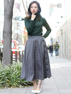 フェリーニさん（レディース・164cm）の冬コーディネート