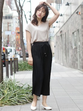 「スカーチョ」｜フェリーニさん（レディース・164cm）の冬コーディネート