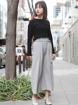 フェリーニさん（レディース・164cm）の春コーディネート