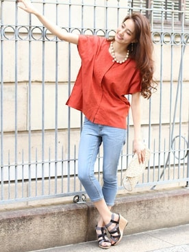 フェリーニさん（レディース・166cm）の春コーディネート