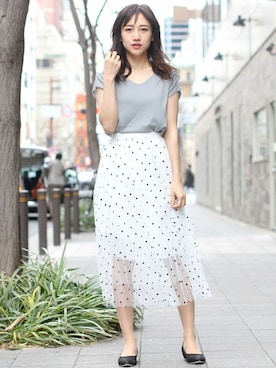 フェリーニさん（レディース・164cm）の春コーディネート