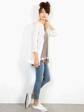 フェリーニさん（レディース・166cm）の春コーディネート