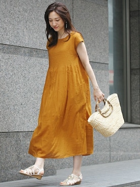 フェリーニさん（レディース・164cm）の春コーディネート