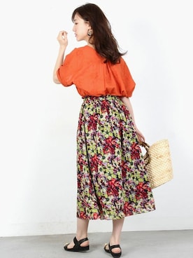 「FELLINI（フェリーニ）のアイテム」を使った、フェリーニさん（レディース・164cm）の春コーディネート