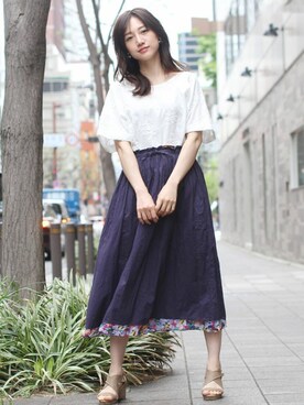 フェリーニさん（レディース・164cm）の春コーディネート