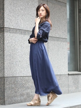 フェリーニさん（レディース・164cm）の春コーディネート