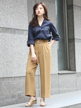 フェリーニさん（レディース・164cm）の春コーディネート