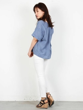 「FELLINI（フェリーニ）のアイテム」を使った、フェリーニさん（レディース・164cm）の夏コーディネート