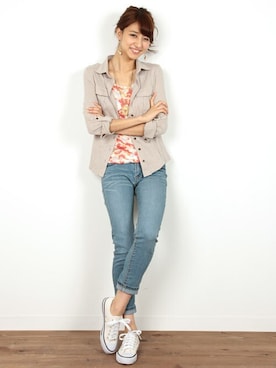 「FELLINI（フェリーニ）のアイテム」を使った、フェリーニさん（レディース・162cm）の冬コーディネート