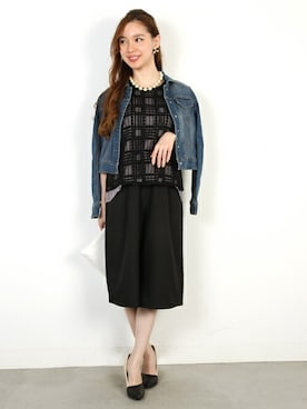 フェリーニさん（レディース・162cm）の春コーディネート