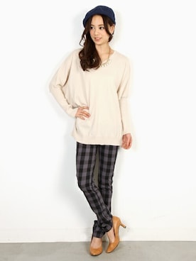 「FELLINI（フェリーニ）のアイテム」を使った、フェリーニさん（レディース・162cm）の秋コーディネート