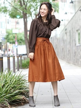 フェリーニさん（レディース・162cm）の秋コーディネート