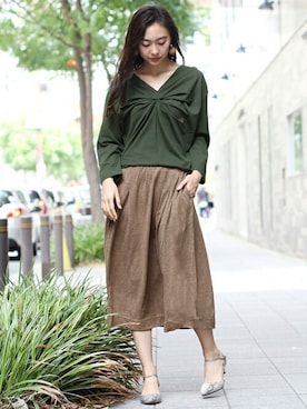 フェリーニさん（レディース・162cm）の秋コーディネート