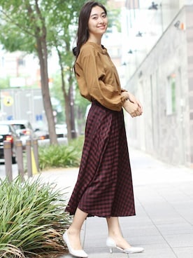 フェリーニさん（レディース・162cm）の秋コーディネート