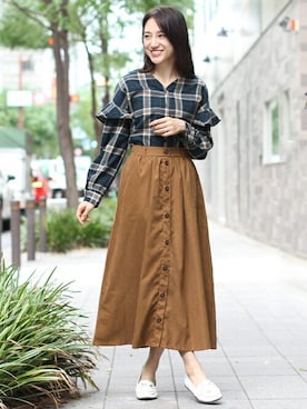 フェリーニさん（レディース・162cm）の秋コーディネート