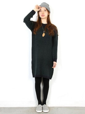「FELLINI（フェリーニ）のアイテム」を使った、フェリーニさん（レディース・162cm）の秋コーディネート