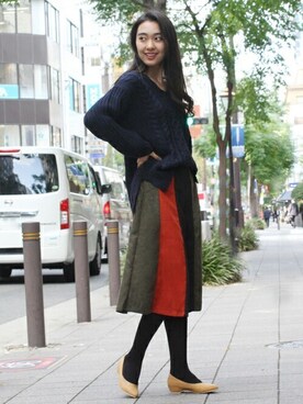 フェリーニさん（レディース・162cm）の秋コーディネート