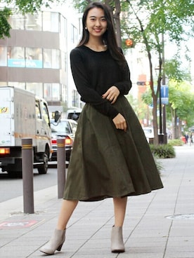 フェリーニさん（レディース・162cm）の秋コーディネート