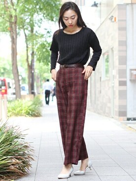 フェリーニさん（レディース・162cm）の秋コーディネート