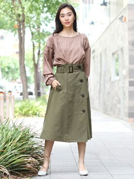 フェリーニさん（レディース・162cm）の秋コーディネート