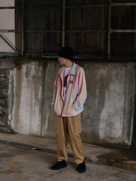 「AFIELD OUT（アフィールドアウト）のアイテム」を使った、wawataさん（メンズ・172cm）の春コーディネート