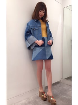 「BSTR」｜「アイテム（ジャケット/アウター）」を使った、miri♡さん（レディース・160cm）の春コーディネート