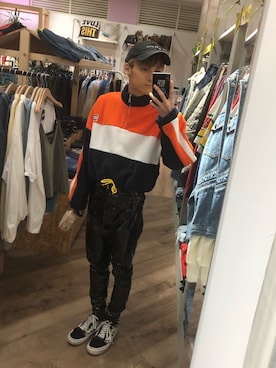 「THE RAGGED PRIEST（ザ・ラギド・プリースト）のアイテム（その他アウター）」を使った、なかにしりくさん（メンズ・166cm）の冬コーディネート