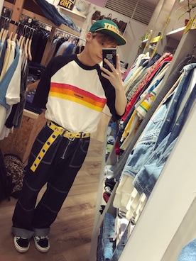 「THE RAGGED PRIEST（ザ・ラギド・プリースト）のアイテム（トップス）」を使った、なかにしりくさん（メンズ・166cm）の冬コーディネート