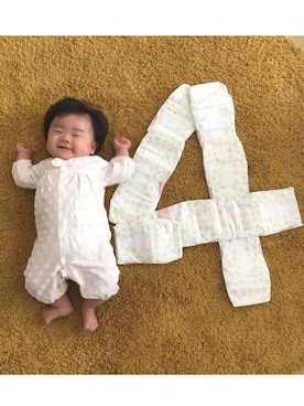 「生後4ヶ月」｜「アイテム（その他）」を使った、OSO_ITSU*さん（キッズ・60cm）の夏コーディネート