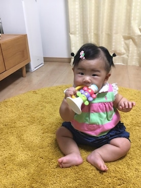 ヘアピンを使った 生後5ヶ月 の人気ファッションコーディネート Wear