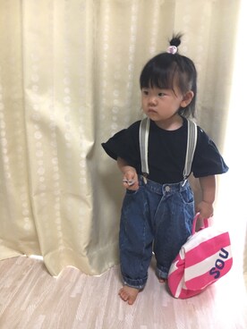 「1歳3ヶ月」｜「アイテム（その他）」を使った、OSO_ITSU*さん（キッズ・70cm）の夏コーディネート