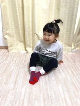 OSO_ITSU*さん（キッズ・80cm）の春コーディネート