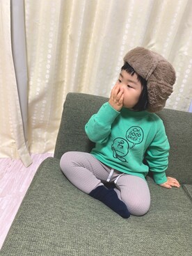 OSO_ITSU*さん(キッズ・80cm)の冬コーディネート
