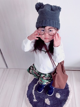 a＊さん（キッズ・100cm）の冬コーディネート