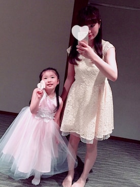 「LILY BROWN（リリーブラウン）のアイテム」を使った、a＊さん（キッズ・100cm）の春コーディネート