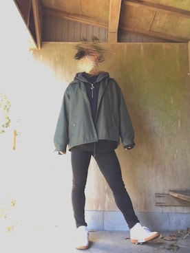 「Reebok（リーボック）のCLUB WORKOUT（スニーカー）」を使った、daiyaさん（メンズ・170cm）の冬コーディネート