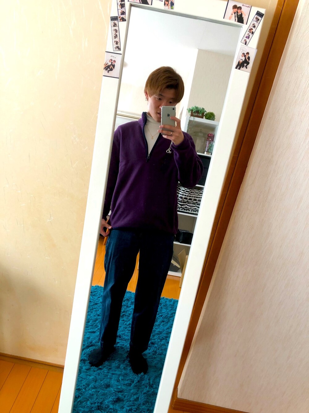 「大人カジュアル、春コーデ」｜「GUのアイテム（タンクトップ、ホワイト系）」を使った、ゆうさん（メンズ・167cm）の冬コーディネートの1枚目の写真