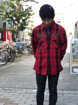 「shirts」｜Hinata  Itoさん（メンズ・155cm）の秋コーディネート