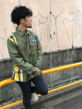 Hinata  Itoさん（メンズ・155cm）の冬コーディネート